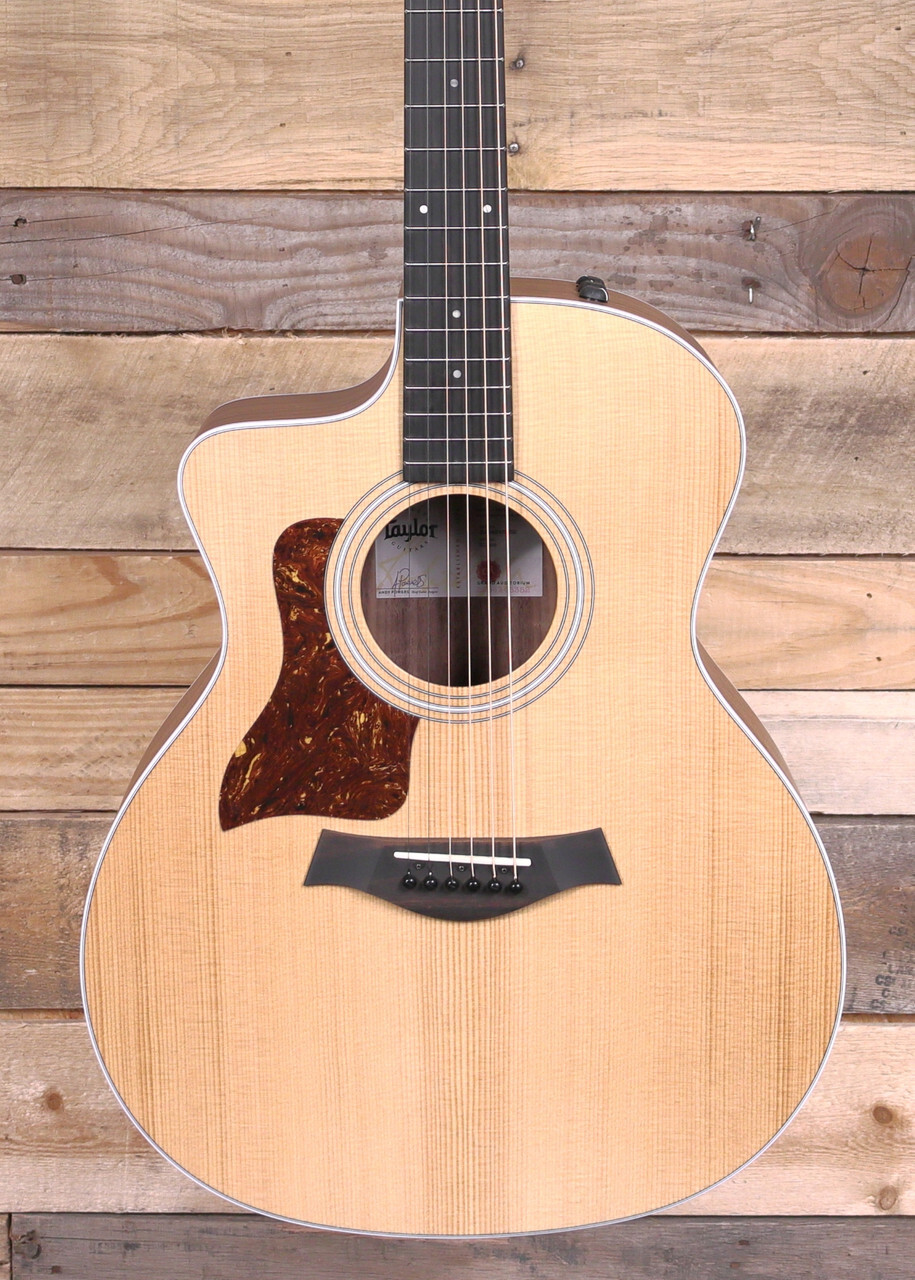 Акустическая/электрическая гитара Taylor 214ce для левой руки Natural с сумкой для хранения