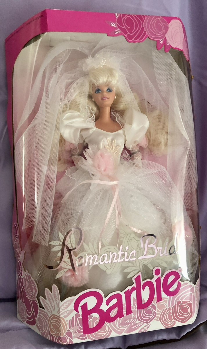 Vintage Romantic Bride Barbie 1992 Mattel -White Wedding