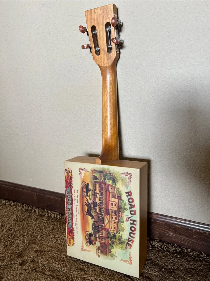 eddy finn cigar box ukulele - Image 4 of 4