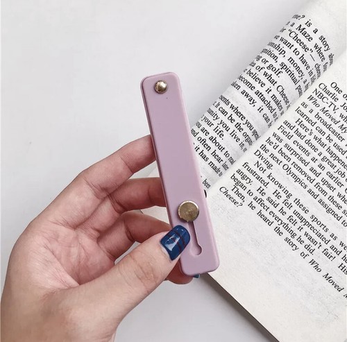 Finger Ring Mobile Phone Holder Silicone Strap Hand Band Holder Grip Stand - Zdjęcie 10 z 30