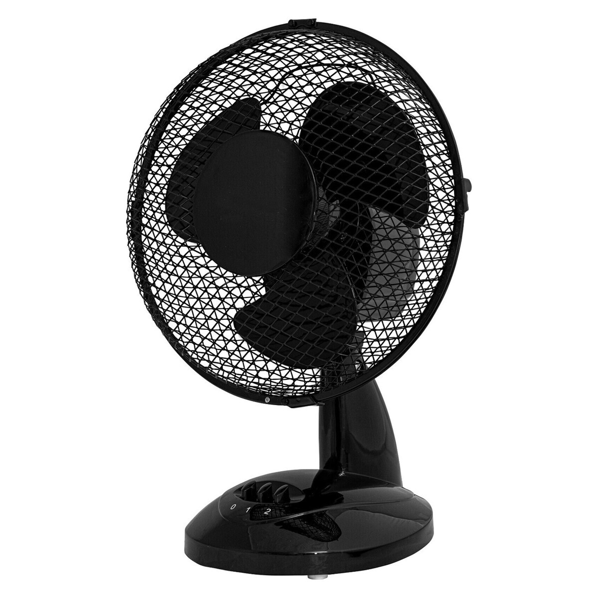 9" OSCILLATING ELECTRIC DESK FAN 9 INCH 2 SPEED PORTABLE HOME OFFICE eBay