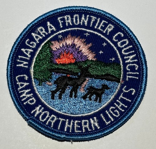 Patch scout bleu garçon Northern Lights Camp New York BW2