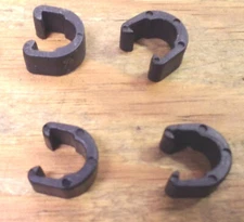   Brake Cable housing frame CLAMPS CLIPS black new Set of 4pcs.