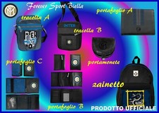 PORTAFOGLIO PELLE - ZAINETTO - BORSELLO/TRACOLLA - PORTAMONETE  INTER ORIGINALI