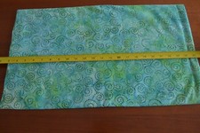 By 1/2 Yd, Green  Blue Spirals Batik Quilt Fabric, Moda/Tidepool/4307-19, M9059
