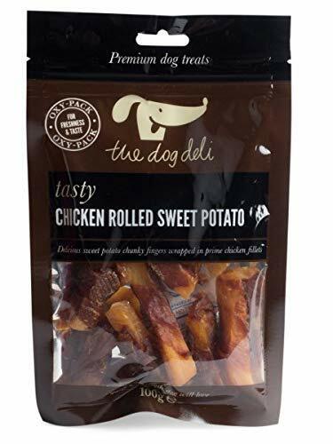 The Dog Deli Premium Dog Treats - Chicken Rolled Sweet Potato 100g