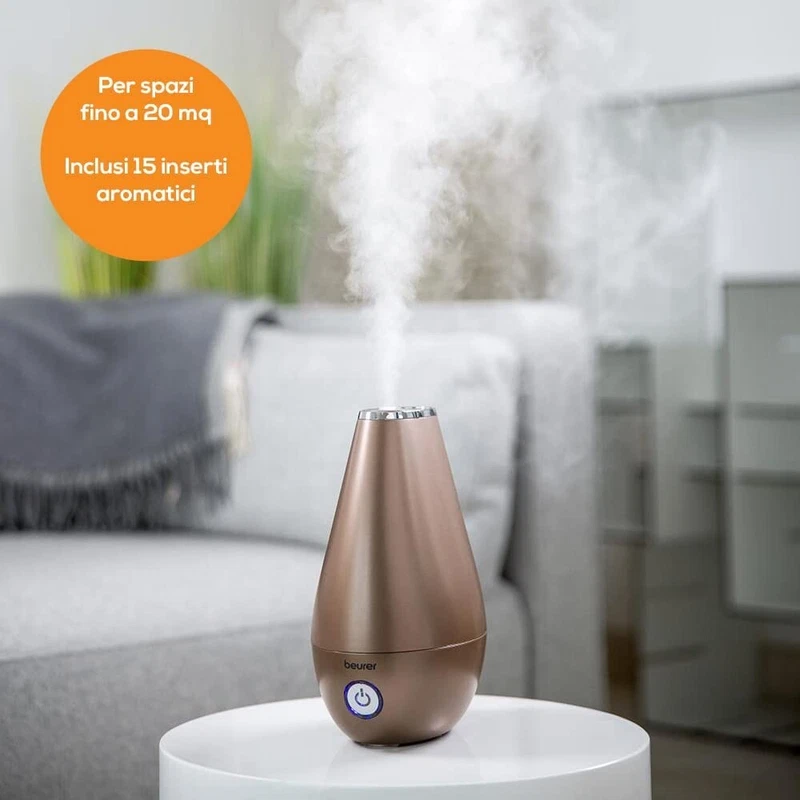 Umidificatore d'Aria Ultrasuoni Beurer LB 37 TOFFEE Marrone per 20 m² Humidifier, fotografia 5 di 7