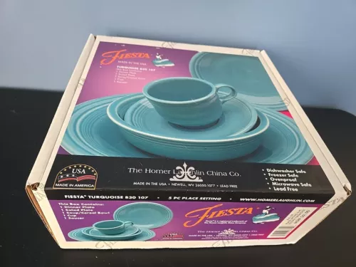 Fiesta Turquoise 830 107 Dinnerware Set NIB