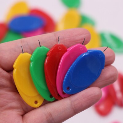 10pcs Needle Threader Elderly Guide Needle Sewing Machine Automatic Simple Threa