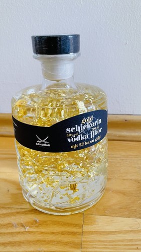 Sansibar Schickeria Gold Vodka Likör, 700ml mit 22 Karat Gold - Bild 4 von 7