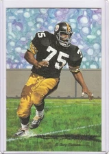 1994 Joe Greene Goal Line Art Postcard Unsigned - Series 6 Six