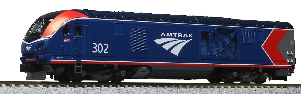 KATO N Gauge Amtrak ALC-42 Charger & Superliner 4-Car Set 10-1788