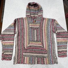 Bojo Joe Colorful Hoodie Men’s Small Cotton Blend Trippy Hippy