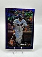 DJ Stewart 2024 Topps Series 2 Purple Holo /799 #609  New York Mets