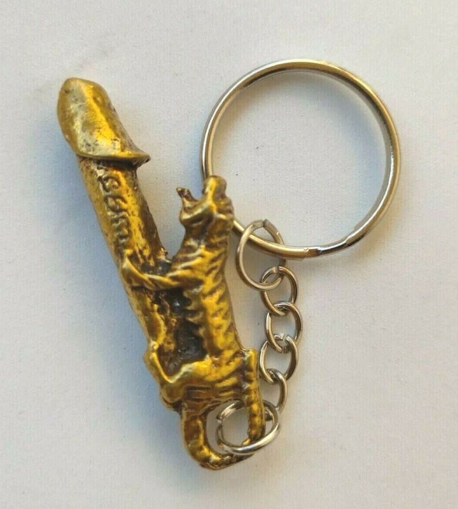 TIGER RIDE PALADKIK KEYCHAIN CALL WEALTH LUCKY RICH TALISMAN THAI  AMULET