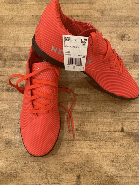Shoes adidas Nemeziz 19.4 TF J F99935 Red 38 2/3 Sz 6 Soccer Shoes for sale  online | eBay