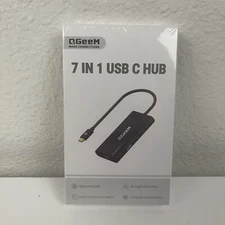 QGeeM 7-in-1 USB Type C Hub to HDMI Adapter