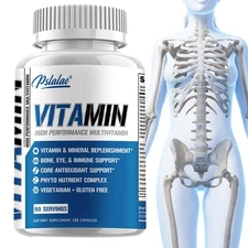 Vitamins - Multiple Vitamins and Minerals To Enhance Body Immunity and Energy