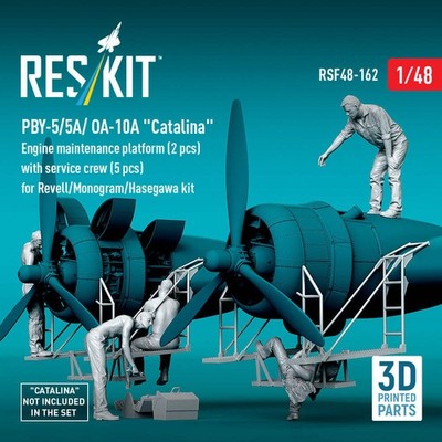 ResKit RSF48-162 1:48 PBY-5/PBY-5A/OA-10A 'Catalina' Motorwartungsplattform