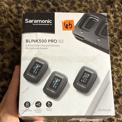 Saramonic Blink500 Pro B2 2.4GHz Dual-Channel Wireless Mic System Black