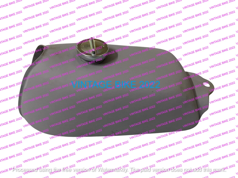 FIT FOR Honda ATC 70 Red Steel Fuel Petrol Gas Tank 1978-1985 + Cap - Image 2 of 3
