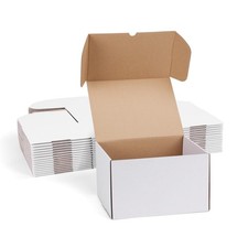10x8x6 White Shipping Boxes Set of 15, Corrugated Cardboard Mailer Boxes for ...