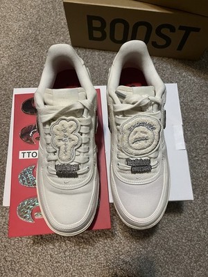 Nike Air Force 1 Low x Travis Scott Sail AQ4211 101 Size 10