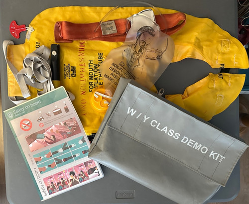 Virgin Atlantic 747-400 Cabin Crew Safety Demo Kit – G-VAST “Ladybird”