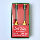 Dept 56 Christmas Snow Village Accessory Traffic Lights Battery Operated 5500-0