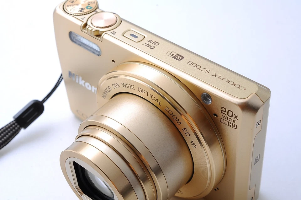 Nikon Coolpix S7000 Gold 16.0MP Compact Digital Camera [MINT] From Japan - Image 4 of 4