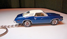 1973 Pontiac Grand Am New Keychain Blue Key Ring Diecast 1971 72 73