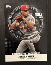2019 Topps Significant Statistics Black 012/299 Jordan Hicks #SS-19