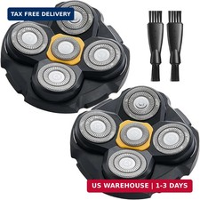 Head Shaver Replacement Heads for Microtouch Titanium Head Shaver MTTTBHS