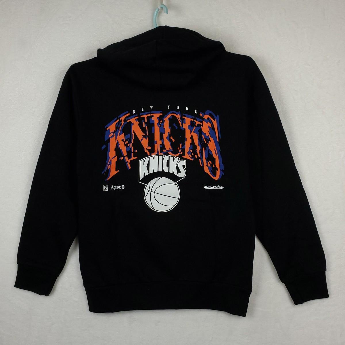 Suga BST NY Knicks Mitchell & Ness NBA Small Hoodie Agust D Collab