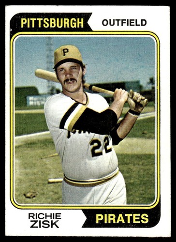 1974 Topps Baseball Richie Zisk Pittsburgh Pirates #317 EX-MT