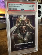 2023-24 Topps Now LeBron James LeBron James #LJ-40K  PSA 10