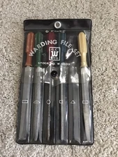 6 Piece Warding File Set NO. W 0539 (G.C & Co.) w/ Case (Missing 1 Piece)