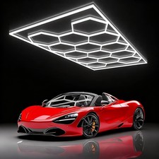 Hexagon LED-Deckenleuchte Garagenbeleuchtung ...
