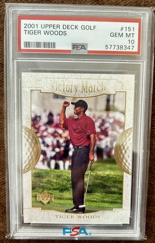 Tiger Woods #151 2001 Upper Deck card
