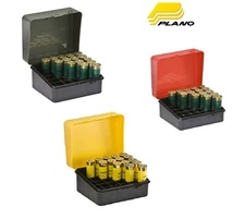 Plano 25 Count Shotgun Shot Shell Ammo Hard Case Gun Ammunition 12 16 20-Gauge