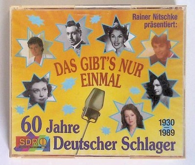 Das Gibt's Nur Einmal - 60 Jahre Deutscher Schlager 1930 - 1989 Various: