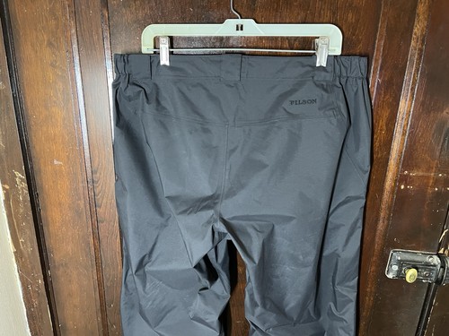Pantalones de senderismo Filson para hombre grandes (36x34) negros cortavientos/resistentes al agua - Imagen 6 de 12
