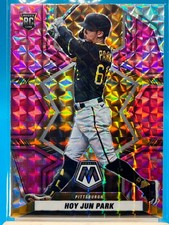 HOY JUN PARK 2022 Panini Mosaic   Pittsburgh Pirates Pink Prizm  (RC)  #264