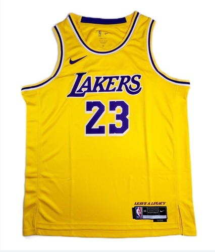 LOS ANGELES LAKERS - LEBRON JAMES #23 Swingman Sz. 48 Jersey