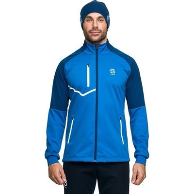 Bjorn Daehlie Mens Trace Cross Country Ski Jacket Estate Blue XL New