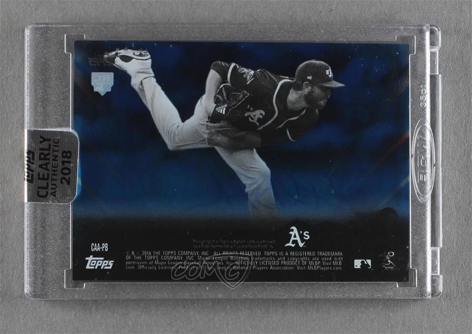 2018 Topps Clearly Authentic Blue /25 Paul Blackburn #CAA-PB Rookie Auto RC - Image 2 of 2