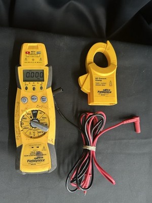 FIELDPIECE HS36 EXPANDABLE TRUE RMS MULTIMETER (MVP033655) W/ACH4 Clamp & Cords