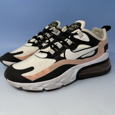 Nike Air Max 270 React Womens Size 7.5 Shoes White Pink Athletic Trainer Sneaker
