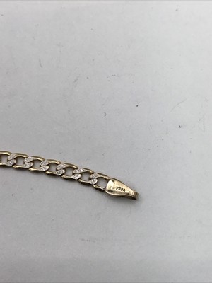 ブレスレット Italy 10k YG Italy PGDA Dainty 417 10k Yellow Gold 7” Chain Bracelet ⭐️GOTV