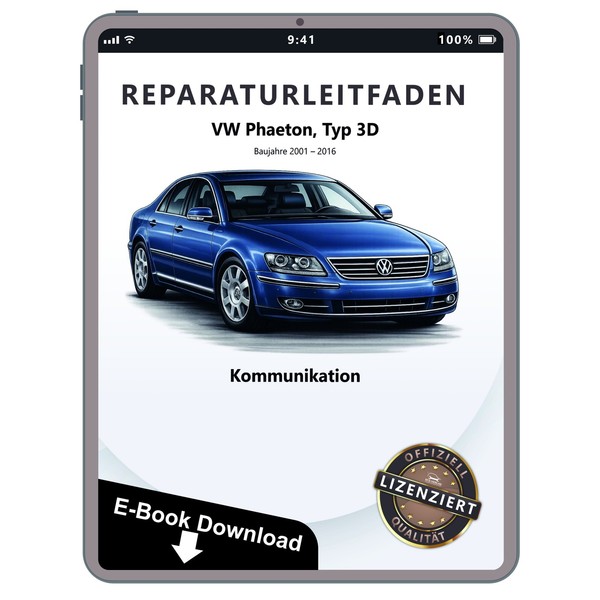 Vw Phaeton 3D (01-16) Radio Navigation Kommunikation Reparaturhandbuch Download-image